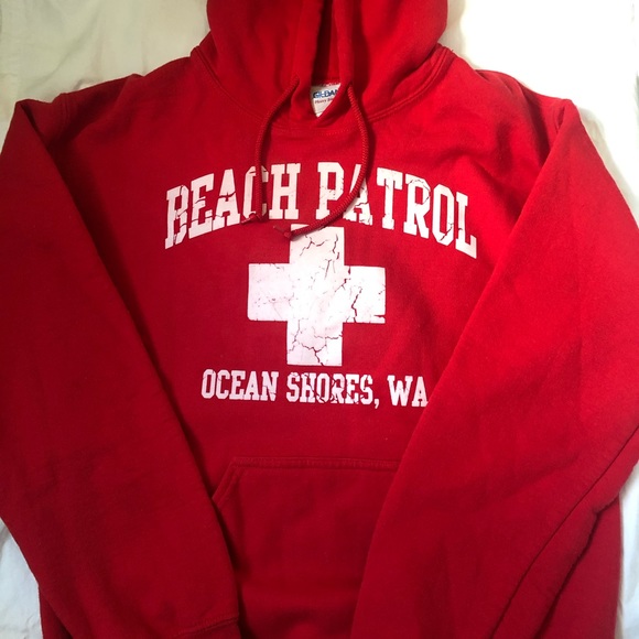 red beach patrol hoodie - Picture 2 of 3